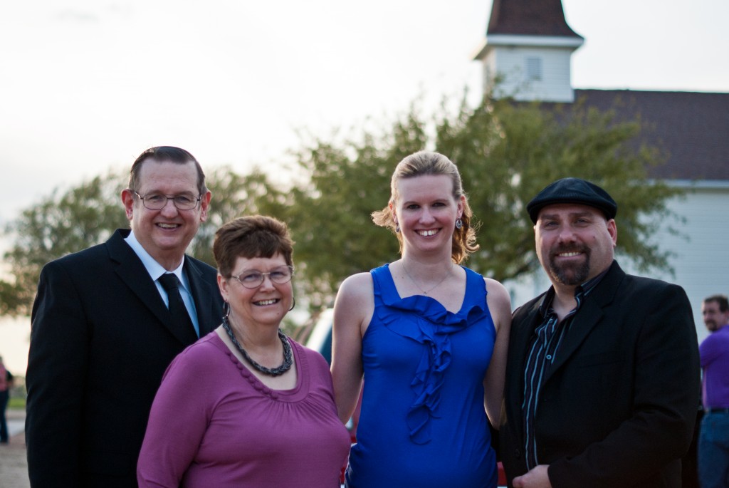 Dad, Mom, Me and Hubby after Easter Vigil Mass